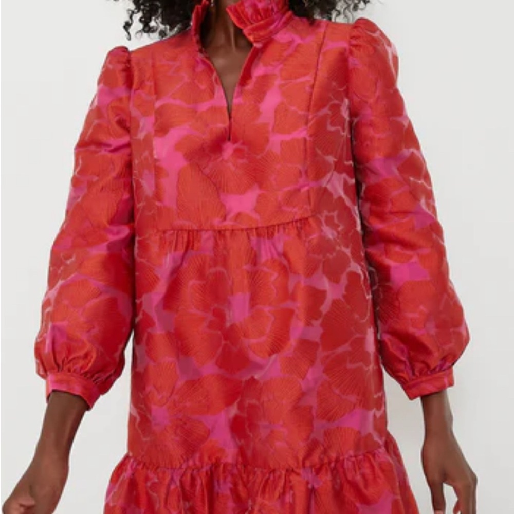 Tuckernuck Red Fil Coupe Palmerston Dress